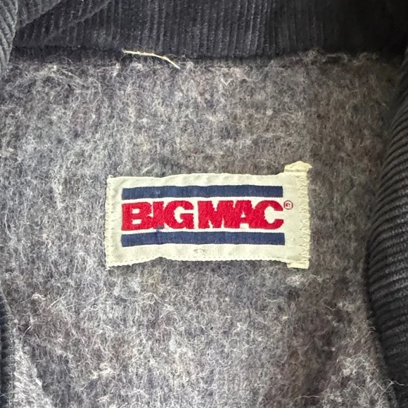 Vintage Big Mac 70s JCPenney Blanket Lined Denim Chore Jacket RARE